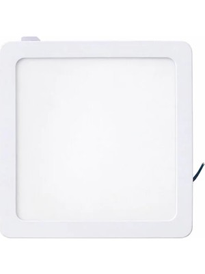 K2 Global 12W Kare LED Panel Sıva Üstü | 6500K Beyaz Işık | 840 Lümen