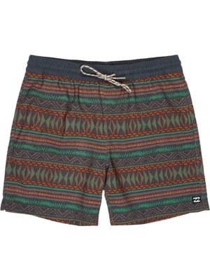 Billabong Volley Desenli Likralı Deniz Şortu EBYJV00158