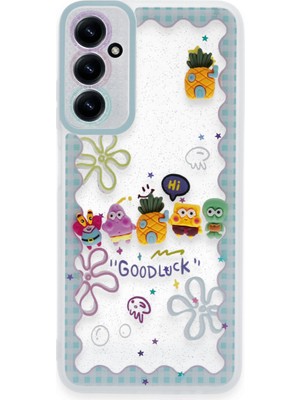 Fırsatkolik Galaxy A05S Kılıf Sweet Desenli Silikon Kapak - Açık Mavi