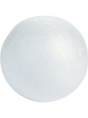Eding Strafor Köpük Top 4 cm Köpük Top Küre Top Yuvarlak Strafor Fen Deney Okul Deney Hobi 4 cm -1 Adet