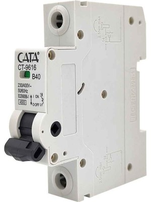 Cata CT-9616 40 Amper Sigorta B Tipi Monofaze 4 5 Ka