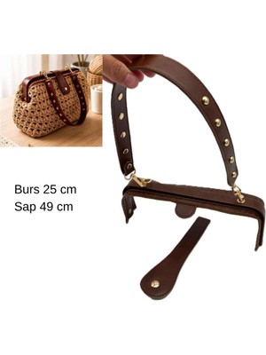 Angel Çanta Aksesuar 25 cm Lüks Model Çanta Seti Taba Light Gold Metalli