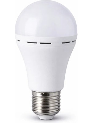Noas Şarjlı LED Ampul 7W | E27 Duy | 630 Lümen | 6500K Beyaz Işık | Yerli Üretim