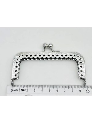 Angel Çanta Aksesuar 10 cm Cüzdan Klipsi Silvery Renk