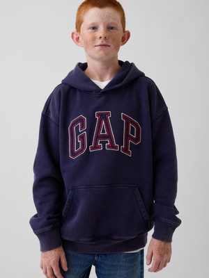 Gap Erkek Çocuk Lacivert Vintagesoft Arch Logo Sweatshirt
