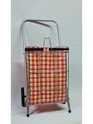 Mavi Trend Katlanır Pazar Arabası Gri-Siyah Renk Kalın Telli Iki Tekerlekli 30 x 90 cm