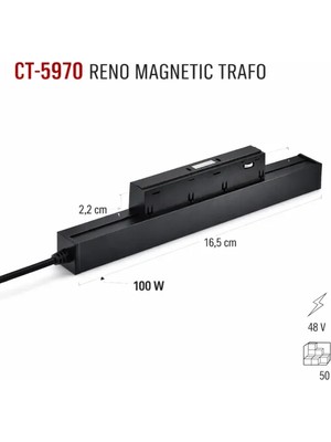 Cata CT-5970 100W Reno Magnetiç Trafo