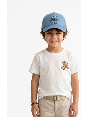 Kitti %100 Pamuklu Erkek Çocuk Cap Şapka 5-8 Yaş 26250-01