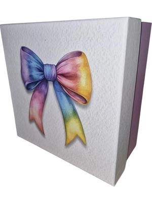 Gıpta Lucky Color Kare Hediye Kutusu BX3312 D No:5 210X210X105MM - Tekli