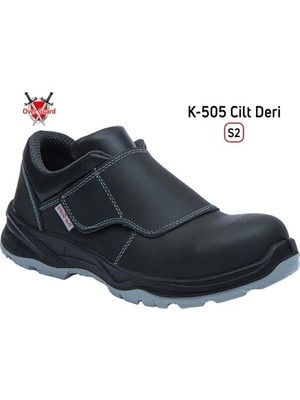 Over Guard Overguard Iş Ayakkabısı Kompozit Burunlu Kaynakçı Cilt Deri K-505 S2 - 43