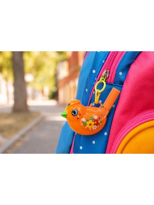 Runaway Asmalı Kuş Düdük - 10x3 cm Dekoratif ve Eğlenceli Oyuncak