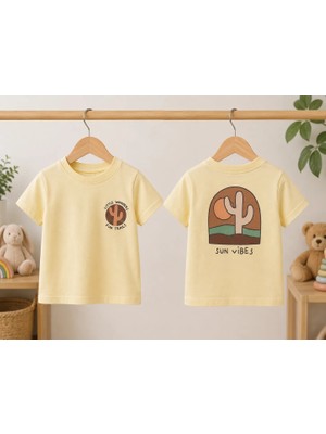 Tuffy Sun Vıbes Kısa Kollu T-Shırt Bebek Sarı