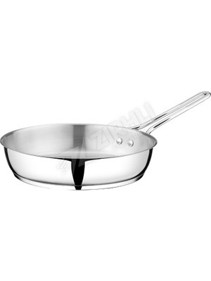 2 Adet Akdeniz Elit Metal Kulp Çelik Tava 24 cm