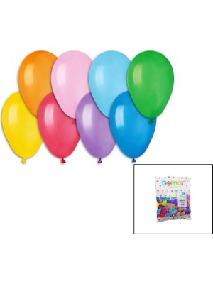MiraLive Klasik Renkli Balon 7 Inç - 19CM - 100PCS (4887)