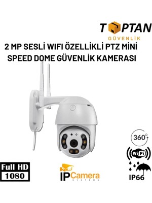 Grifin Soft Besta 2 Mp Sesli Wıfı Özellikli Ptz Mini Speed Dome Güvenlik Kamerası BT-1701
