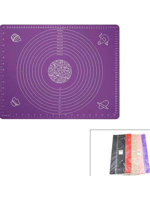 Go İthalat Dikdörtgen 45X65CM Renkli Silikon Hamur Matı Ölçek Çizimli 220GR Herhangi Bir Renk Gönderilir (5224)