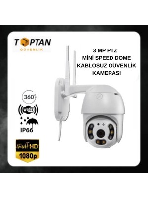 Grifin Soft Besta 3 Mp Sesli Wıfı Özellikli Ptz Mini Speed Dome Güvenlik Kamerası BT-1703