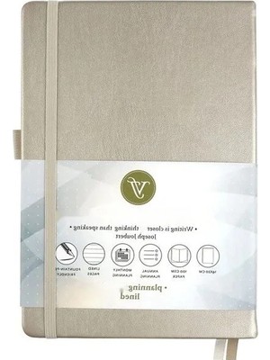 MarkEntegra Sert Kapak Planlayıcı Defter - 14X20 Cm, 96 Yaprak