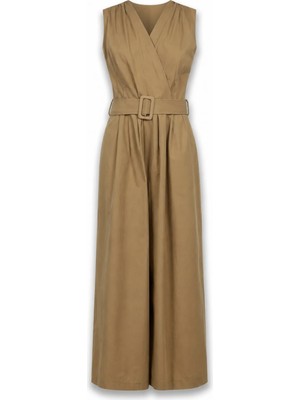 5in1Canpolat Olive V Yaka Kemerli Tulum 51394