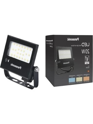 MarkEntegra Panasonıc LED Sensörlü Projektör, Sıcak Beyaz Işık 20W 1510LM 3000K          [enerji Sınıfı F]