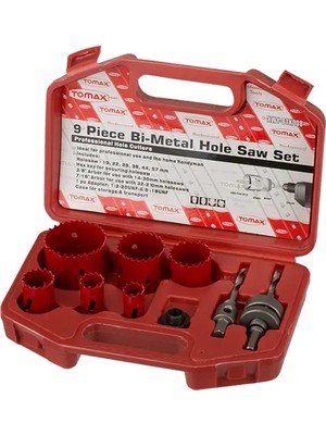 Kuzgun Ticaret Bi-Metal Panç Takımı - 13`lü Set (19-64 Mm), Ahşap Için, Çantalı