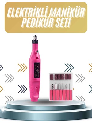 Kuzgun Ticaret Lisinya Elektrikli 12V Protez Tırnak Törpü Seti ile Ergonomik Manikür ve Pedikür Deneyimi