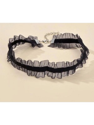 Tasma Kolye Boyun Vintage Choker Kolye