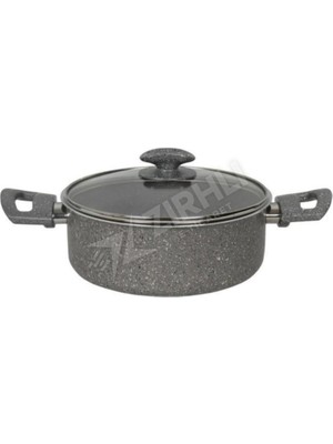 2 Adet Mehtap Granit Tencere 22 cm 024055