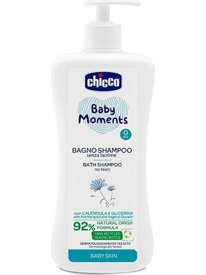 Chicco Baby Moments Doğal Şampuan 750 ml (3 Adet)