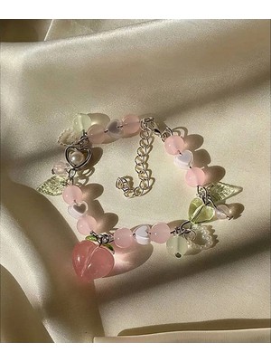 Peach Bracelet 🍑hediyelik Tasarım Bileklik