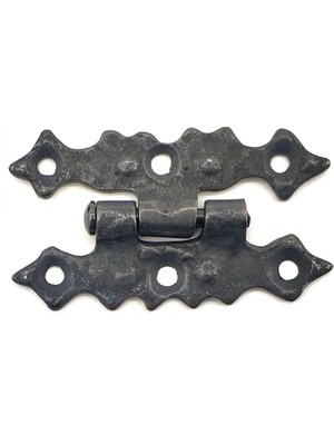 Kuzgun Ticaret Antika Tarz Dekoratif Pirinç Yıldız Menteşe - 63X36 Mm, Oksit