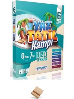 Günay Yayınları Yaz Tatil Kitabı + Telefon Standı 7. Sınıf Soru Bankası LGS Hazırlığı