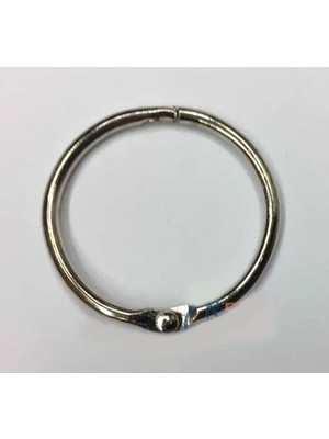 Kuzgun Ticaret Kilitli Yuvarlak Halka, 2,5cm - 100 Adet