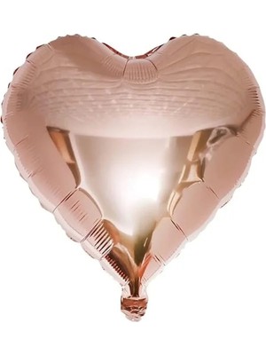 MarkEntegra Kalp Folyo Balon, 18 Inç Rose Gold Renk Seçeneği