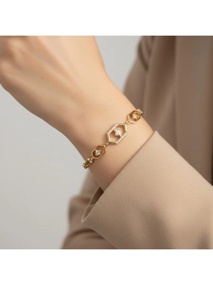 Stil Incisi/ Xupıng Jewelry Yussa Zirkon Taşlı Bileklik