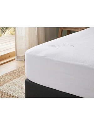 Biçomi Bicomi Pro-Soft: Hışırtısız, Terletmez Fitted Sıvı Geçirmez %100 Pamuklu Çift Kişilik Yatak Alezi