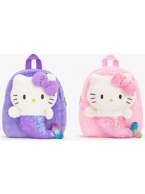 Kuzgun Ticaret Peluş Hello Kitty Denizkızı Sırt Çantası ALK3003