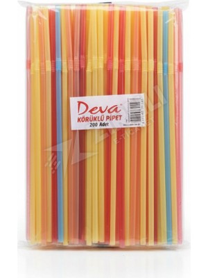 Deva Körüklü Pipet 200 Adet