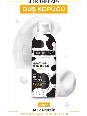 MiraLive Milk Therapy Duş Köpüğü 200 ml - Mrfs