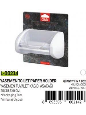 MiraLive Yasemen Kapaklı Wc Kağıtlık (4887)