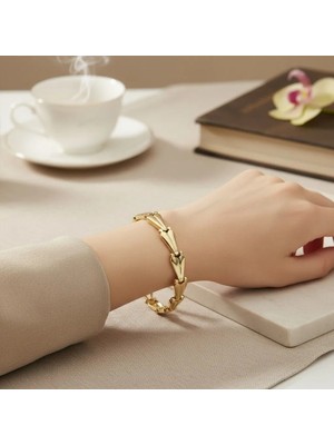 Xuping Jewelry Yaprak Model Bileklik