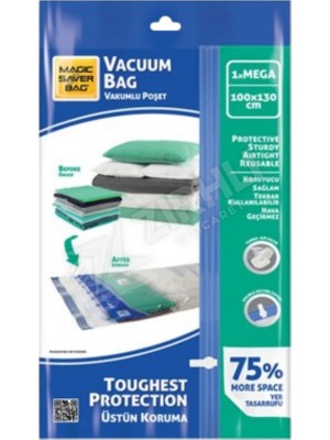 3 Adet Magic Saver Bag Tekli Mega Vakumlu Poşet