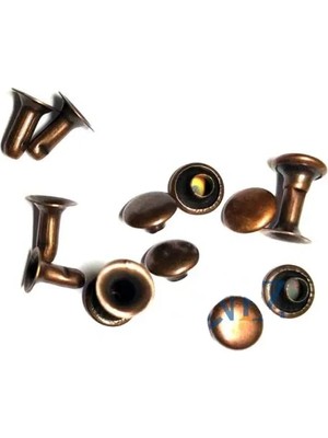 Kuzgun Ticaret Rivet Perçin - 6mm, Eskitme, 1000 Adet