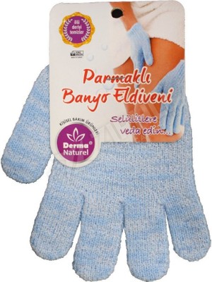 Derma Naturel Parmaklı Banyo Eldiveni