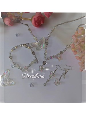 Hb Tasarım Y2K Fairycore Coquette Hologramlı 5li Set