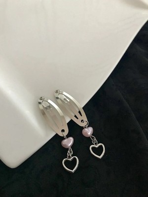 Hb Tasarım Pembe Kalp Figür Toka Saç Aksesuarı