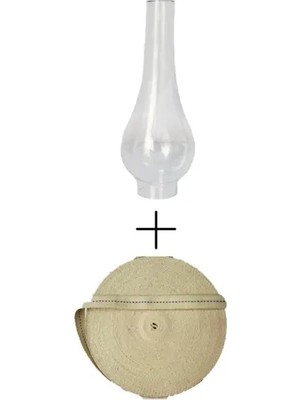Byanes 14 No Gaz Lambası Camı Çap: 5 cm ve 14 No Fitil 1 Metre