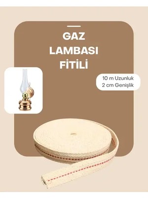 Byanes Gaz Lambası Fitili No 14, 10M x 2m, Yüksek Performanslı ve Dayanıklı Ürün