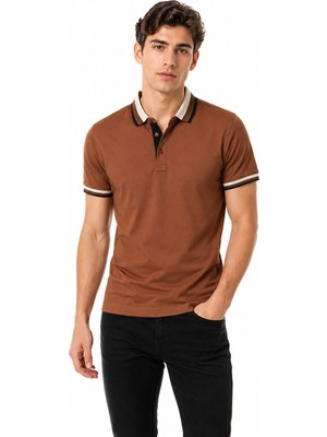Raymons Erkek Polo Yaka Kısa Kollu Tişört Regular Kalıp T6096 BGL-ST05549