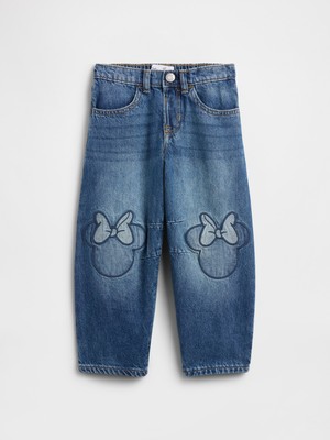 Gap Kız Bebek Koyu Mavi Işlemeli Horseshoe Jean Pantolon